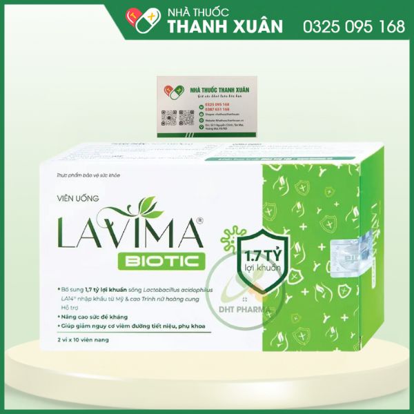 Lavima Biotic - Giúp bổ sung lợi khuẩn, hỗ trợ tăng cường sức đề kháng